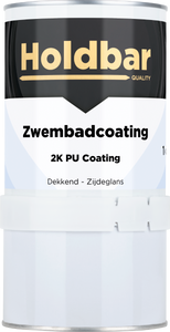 Holdbar Zwembadcoating Azuurblauw (RAL 5009) 1 kg