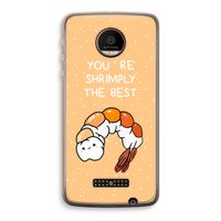 You're Shrimply The Best: Motorola Moto Z Force Transparant Hoesje You're Shrimply The Best: Motorola Moto Z Force Transparant Hoesje
