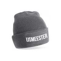 IJsmeester muts - unisex - one size - grijs