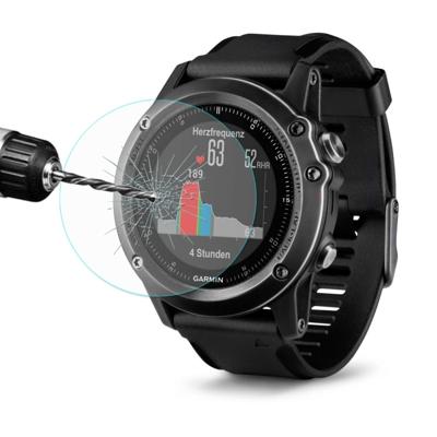 ENKAY Hat-Prins voor Garmin Fenix 3 HR Smart Watch 0.2mm 9H oppervlaktehardheid 2.15D gebogen rand getemperd glas Film