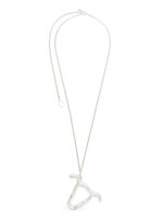 Jil Sander zodiac-pendant silver necklace - Argent - thumbnail