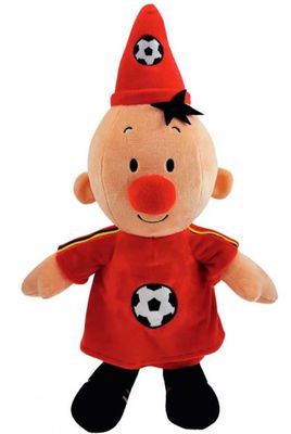 Studio 100 voetbalknuffel België Bumba 40 cm pluche rood Studio 100 voetbalknuffel België Bumba 40 cm pluche rood