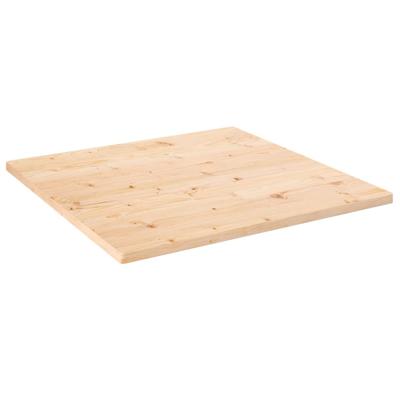 Tafelblad vierkant 70x70x2,5 cm massief grenenhout