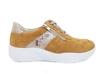 Gele Solidus Veterschoenen Wijdte K - thumbnail