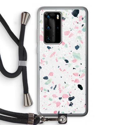 Terrazzo N°3: Huawei P40 Pro Transparant Hoesje met koord
