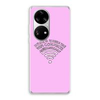 Home Is Where The Wifi Is: Huawei P50 Pro Transparant Hoesje