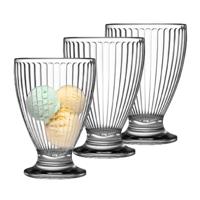 Urban Living IJscoupes/ijsschaaltjes - 3x stuks - 280 ml - glas - toetje/dessert