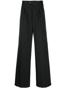 Patrizia Pepe pantalon de costume à plis marqués - Gris