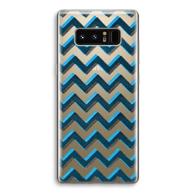 Onderbroken lijn: Samsung Galaxy Note 8 Transparant Hoesje