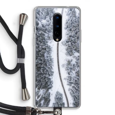 Snøfall: OnePlus 8 Transparant Hoesje met koord