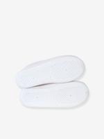 Elastische sloffen voor kinderen van canvas lichtroze