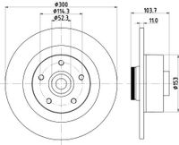 Remschijf 8DD355123171