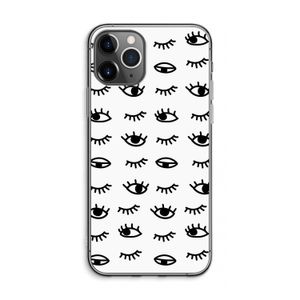 Eye pattern #2: iPhone 11 Pro Max Transparant Hoesje
