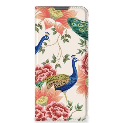 Smartphone hoesje voor Nokia G50 Pink Peacock Smartphone hoesje voor Nokia G50 Pink Peacock