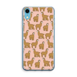 Alpacas: iPhone XR Transparant Hoesje