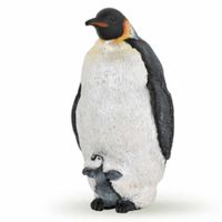 Plastic speelgoed figuur keizer pinguin 4 cm   - - thumbnail
