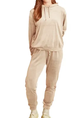 Dames huispak Fleece - Lounge set dames - Vrouwen warm pyjama pak - loungewear dames