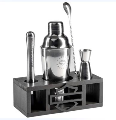Harley-Davidson Cocktail Tool Set - Open Bar & Shield - Premium Baraccessoire
