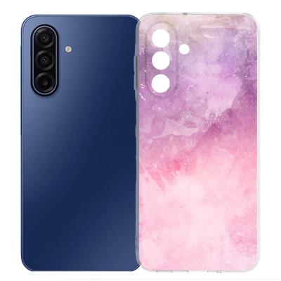TPU Hoesje Samsung Galaxy A17 - Pink Purple Paint Backcover