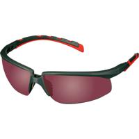 3M S2024AS-RED Veiligheidsbril Spiegelend, Met anti-kras coating Rood, Grijs EN 166 DIN 166