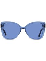 MCM lunettes de soleil à monture papillon - Bleu