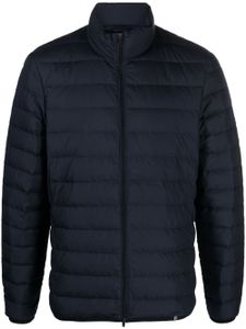 Boggi Milano veste matelassée zippée à patch logo - Bleu