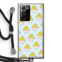 Citroenen: Samsung Galaxy Note 20 Ultra / Note 20 Ultra 5G Transparant Hoesje met koord