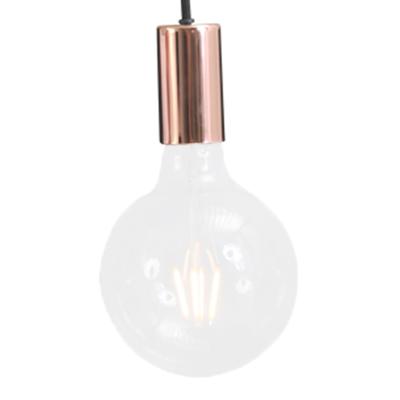 Masterlight Roodkoperen pendellampConcepto roodkoper met zwart - 2237-56