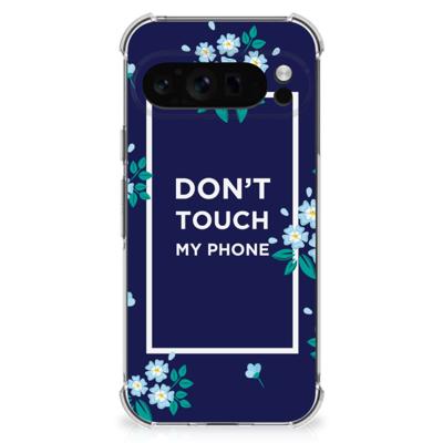 Google Pixel 9 Pro XL Anti Shock Case Flowers Blue DTMP Google Pixel 9 Pro XL Anti Shock Case Flowers Blue DTMP