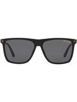 TOM FORD Eyewear lunettes de soleil FT0832-N à monture rectangulaire - Noir