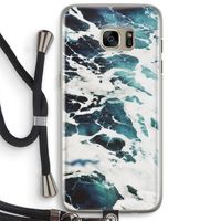 Golven: Samsung Galaxy S7 Edge Transparant Hoesje met koord