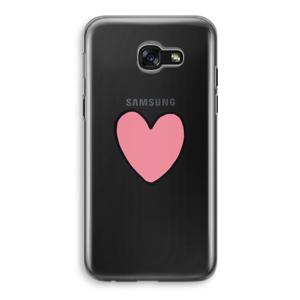 Hartje: Samsung Galaxy A5 (2017) Transparant Hoesje
