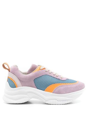 Sarah Chofakian baskets Bell à design à empiècements - Violet