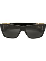 Versace Eyewear lunettes de soleil rectangulaires - Noir