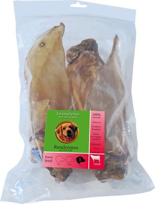 Natuurlijke snack zak a 3 runderoren met oorschelp - Gebr de boon