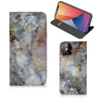 iPhone 12 Pro Max | Standcase | Marmer Grijs