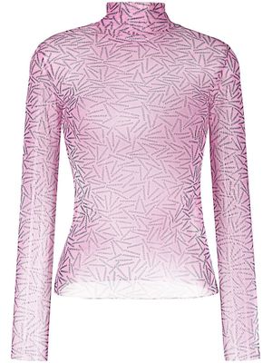 Viktor & Rolf Transparent Undercover à logo imprimé - Rose Viktor & Rolf Transparent Undercover à logo imprimé - Rose