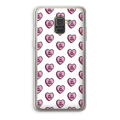 GIRL POWER: Samsung Galaxy A8 (2018) Transparant Hoesje