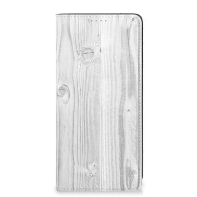 Samsung Galaxy A21s Book | Wallet Case | White Wood