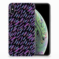 Apple iPhone Xs Max | TPU bumper | Feathers Color