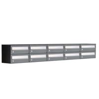 Allux Hive Set 5-Breed, 2-Hoog Antraciet - 40030065_5x2
