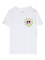 Stella McCartney Kids t-shirt Sunshine Face - Blanc - thumbnail