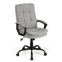 In Hoogte Verstelbare Ergonomische Bureaustoel Mobiele Bureaustoel met Wielen Comfortabele Stoel voor Thuiskantoor Studeerkamer