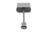 Digitus DA-70829 DVI / USB-C Adapter [1x USB-C - 1x DVI-bus 24+5-polig] Zwart Afgeschermd, Rond 0.1 m - thumbnail