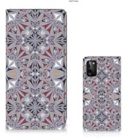Samsung Galaxy A41 | Standcase | Flower Tiles Samsung Galaxy A41 | Standcase | Flower Tiles