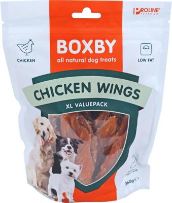 Proline Boxby hondensnack kipwings valuebag 360g - Gebr de boon