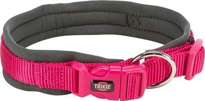 TRIXIE HALSBAND HOND PREMIUM NEOPREEN FUCHSIA / GRIJS 49-55X2,5 CM TRIXIE HALSBAND HOND PREMIUM NEOPREEN FUCHSIA / GRIJS 49-55X2,5 CM