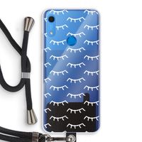Wimpers: Huawei Y6s Transparant Hoesje met koord Wimpers: Huawei Y6s Transparant Hoesje met koord