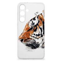 Smartphone hoesje Samsung Galaxy S24 FE Watercolor Tiger