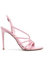 Le Silla sandales Scarlet 105 mm en cuir - Rose - thumbnail